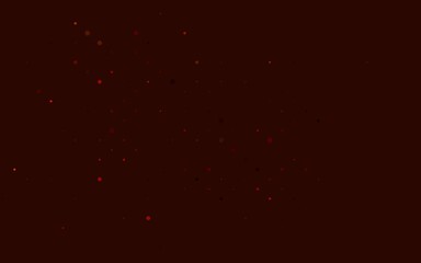 Light Red, Yellow vector pattern with spheres.