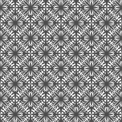 Ceramic tiles seamless monochrome pattern