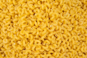 macaroni pasta in large quantity