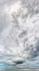 Obraz premium Fantastic clouds against blue sky, panorama