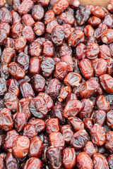 small sized dates in large quantity