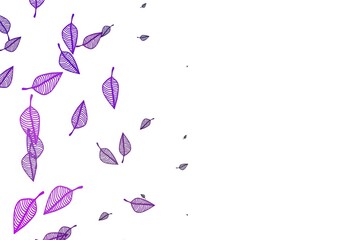 Obraz na płótnie Canvas Light Purple vector doodle pattern.