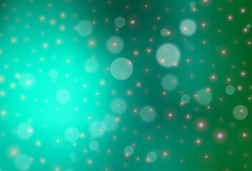 Light Green vector background in Xmas style.