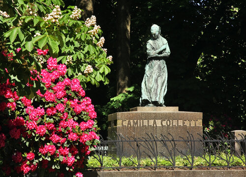Statue of Camilla Collett in Oslo. Norway