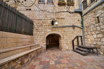 jerusalem, israel. 04-12-2020. The building of the tomb of King David, in the old part of the city