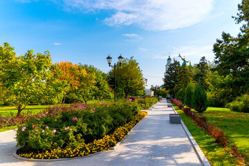 Uspensky Cathedral of the Kremlin in Astrakhan, Russia