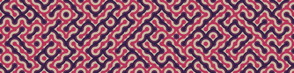 Abstract Geometric Pattern generative computational art illustration