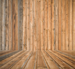 old wooden room