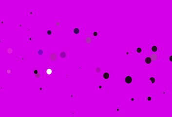 Light Purple vector cover with spots.