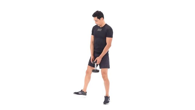Lower Body Workout : Dumbbell Wide Squat Exercise Guide