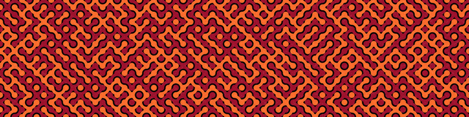 Abstract Geometric Pattern generative computational art illustration