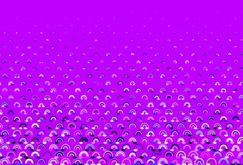 Light Purple vector template with rainbow signs.