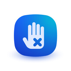 Obraz premium Stop - Button