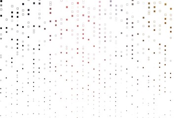 Light Pink, Yellow vector background with rectangles.