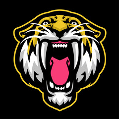 Roaring Sabretooth mascot