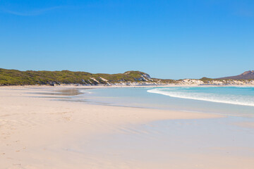 The beautiful Lucky Bay in the Cape Le Grand National Park east of Esperance, Western Australia