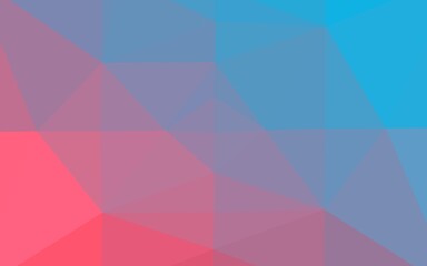 Light Blue, Red vector blurry triangle texture.