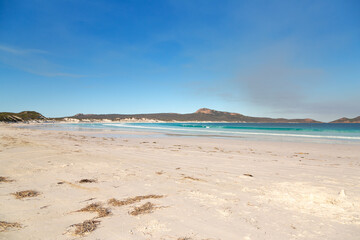The beautiful Lucky Bay in the Cape Le Grand National Park east of Esperance, Western Australia