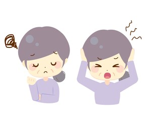 お年寄り　困るイラスト