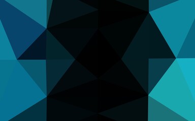 Light BLUE vector low poly layout.