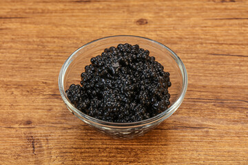 Luxury strugeon fish black caviar
