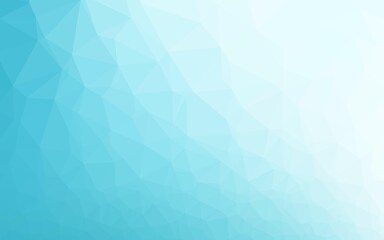 Light BLUE vector polygonal background.