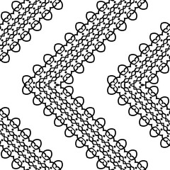 Design seamless zigzag decorative pattern