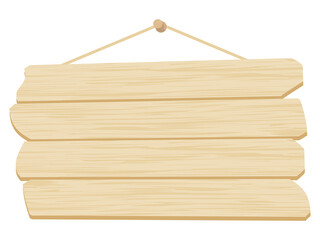 木の看板-Wooden sign