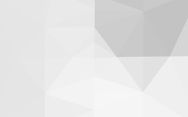 Obraz premium Light Silver, Gray vector polygon abstract layout.