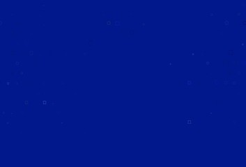 Light BLUE vector cover with circles, cubes.