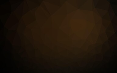 Obraz premium Dark Black vector polygonal template.