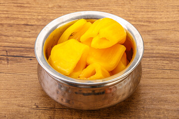 Canned Jackgruit in the bowl