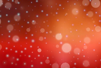 Light Red vector backdrop in holiday style.