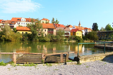Novo Mesto, a cute town near the Croatian border