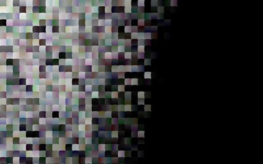 Fototapeta premium Dark Silver, Gray vector background with rectangles.