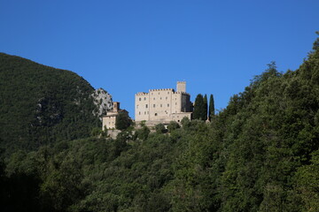 Fototapeta na wymiar Castle on the hills of Umbria, Italy