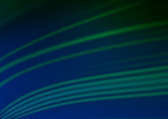 Fototapeta premium Dark Blue, Green vector glossy abstract background.