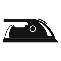 Room service iron icon. Simple illustration of room service iron vector icon for web design isolated on white background