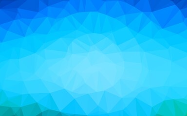 Obraz premium Light BLUE vector triangle mosaic template.