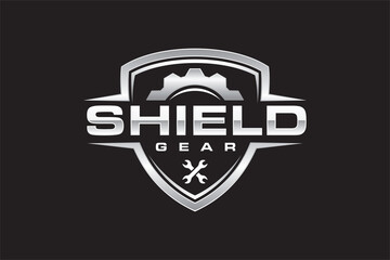 shield gear mechanical logo