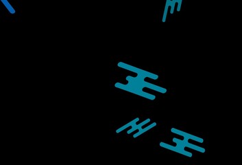 Dark Blue, Green vector texture with colorful lines.