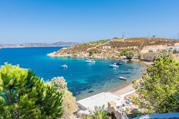 Fototapeta na wymiar A beautiful Bay in Patmos Island