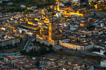 Fototapeta na wymiar Aerial views from Guadix, Granada Spain