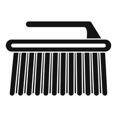 Cleaning surface brush icon. Simple illustration of cleaning surface brush vector icon for web design isolated on white background
