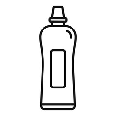 Cleaner bottle icon. Outline cleaner bottle vector icon for web design isolated on white background