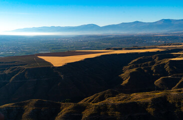 Aerial views from Guadix, Granada Spain
