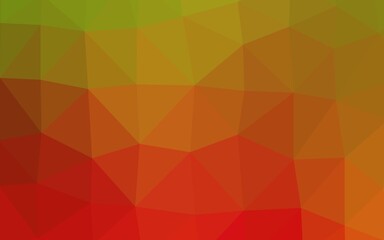Obraz premium Light Green, Red vector blurry triangle texture.