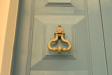 Door knocker closeup