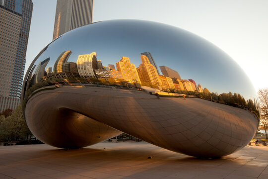 The Cloud Gate in Chicago