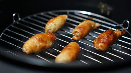Grilled chicken skin dumpling